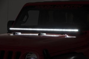 Jeep Wrangler LED Light Kit - Cowl Mount - Rough Country - 50